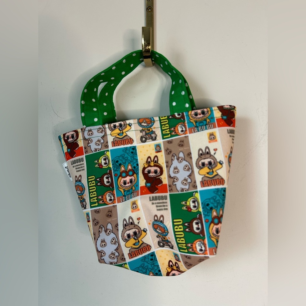 Handmade Labubu Fabric Mini Tote Bag